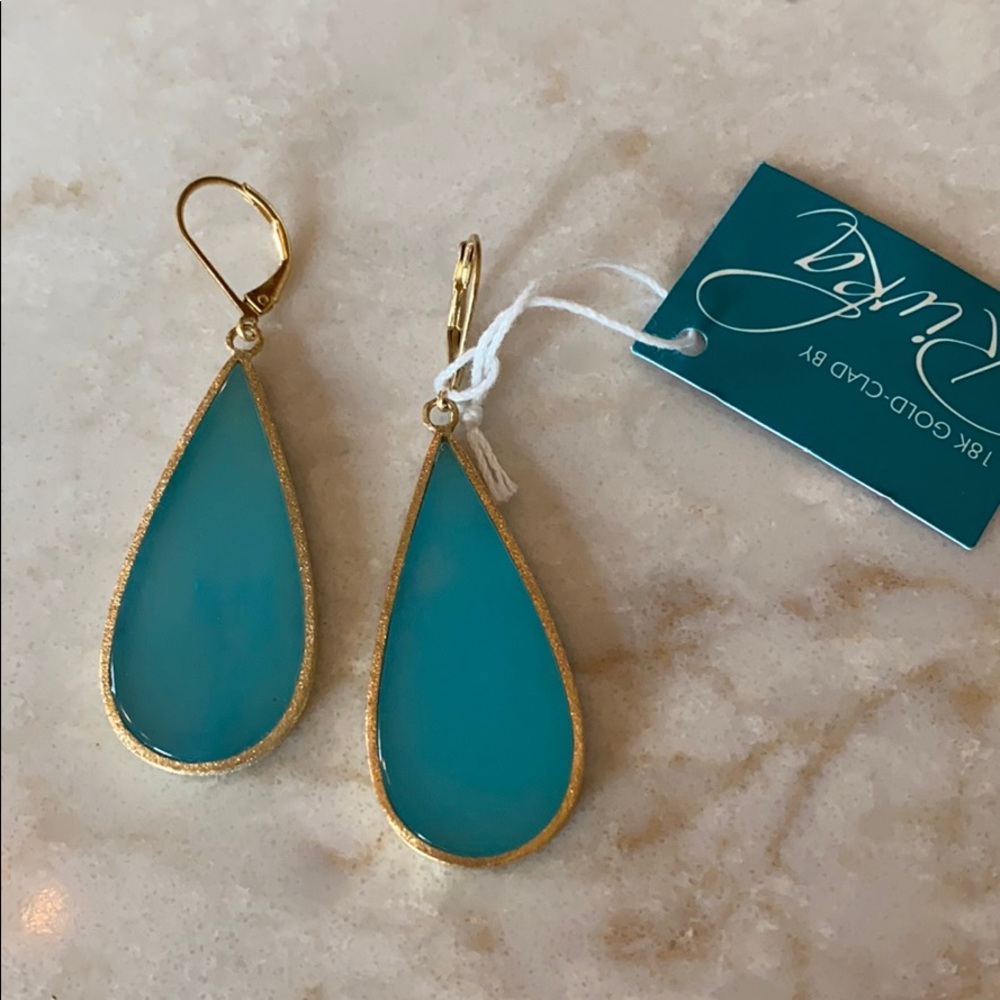 Rivka Friedman Teardrop Slice earrings